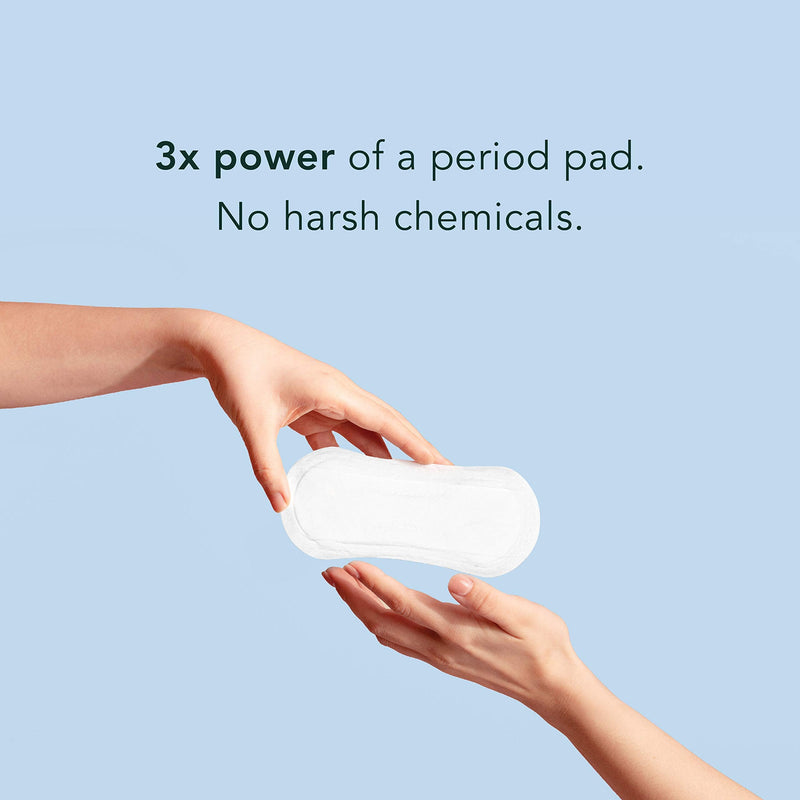 Rael Organic Cotton Cover Incontinence Liners - Long Size, Bladder Control Liners, 4-Layer Core Protection with Leak Guard Technology (36 Count) Light Long 36 Count - NewNest Australia