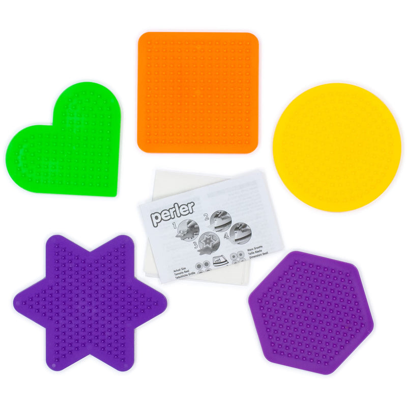 Perler Beads Small Fun Shaped Pegboards-5 Count ( Packaging May Vary ) - NewNest Australia