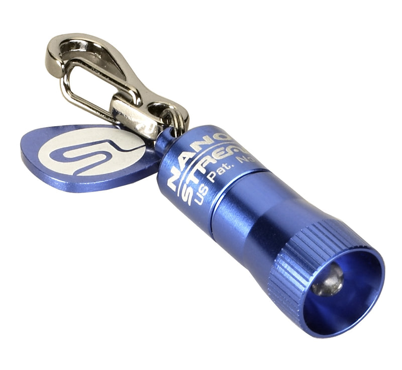 Streamlight 73002 Nano Light Miniature Keychain LED Flashlight, Blue - 10 Lumens Concerns of Police Survivors Blue Single - NewNest Australia