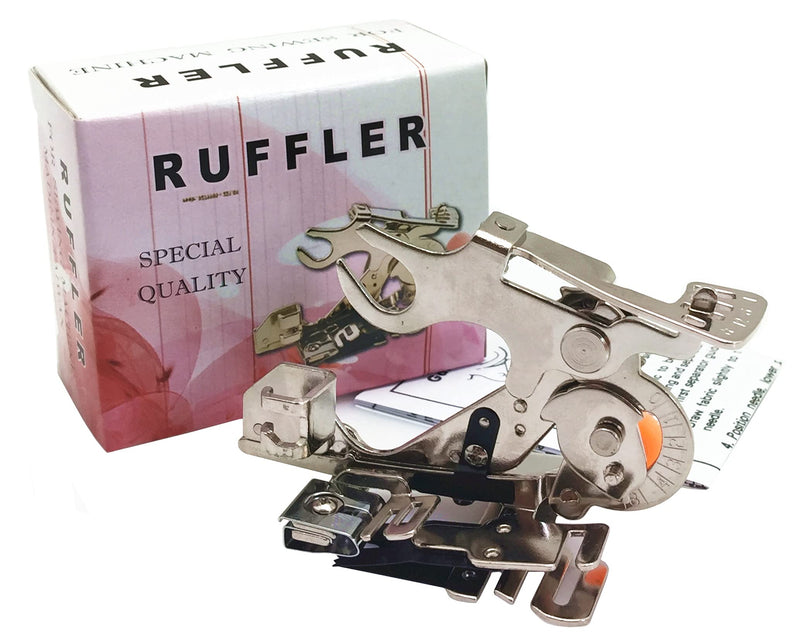 YEQIN Ruffler Foot (#55705) Sewing Machine Presser Foot for Singer Brother Juki Low Shank Sewing Machine (Pink Box) Pink Box - NewNest Australia