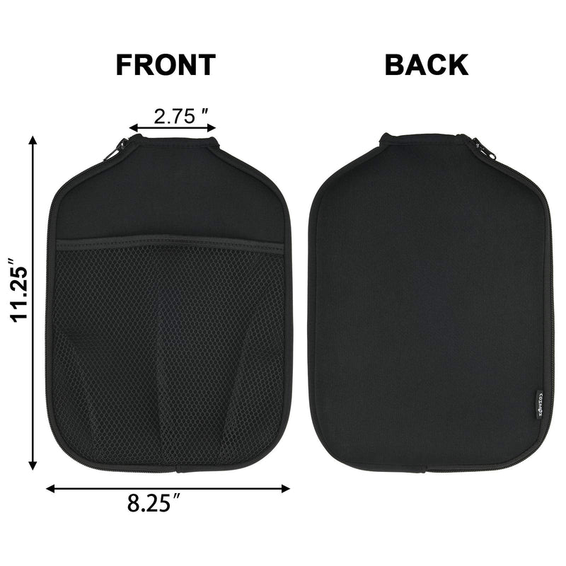 Cosmos Pack of 2 Neoprene Pickleball Paddle Cover Pickleball Racket Sleeve Black Color - NewNest Australia