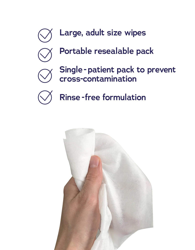 DYMACARE 4 in 1 Continence Care Wipes 10’s | Adult Scented Premium Incontinence Cloths | Skin Cleansing Wipes with Barrier Protection | 3 Packs of 10 Wipes (30 Wipes 3 Packs (30 wipes in total) - NewNest Australia