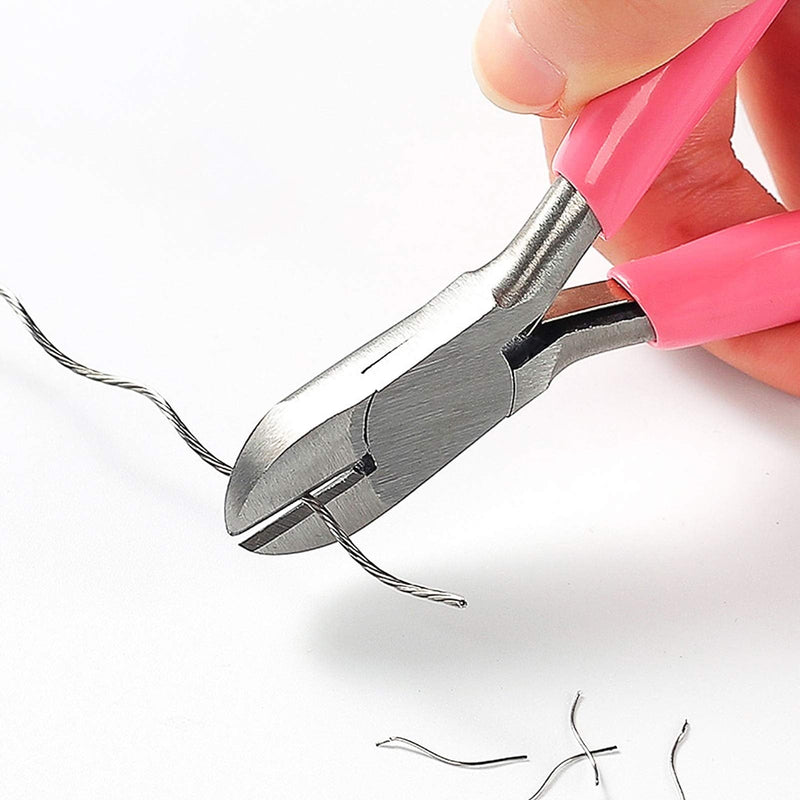 4 Pack Jewelry Pliers Jewelry Making Pliers Tools Kit with Needle Nose Pliers/ Chain Nose Pliers, Round Nose Pliers, Bent Nose Pliers, Wire Cutters for Wire Wrapping Earring Craft Making Supplies - NewNest Australia