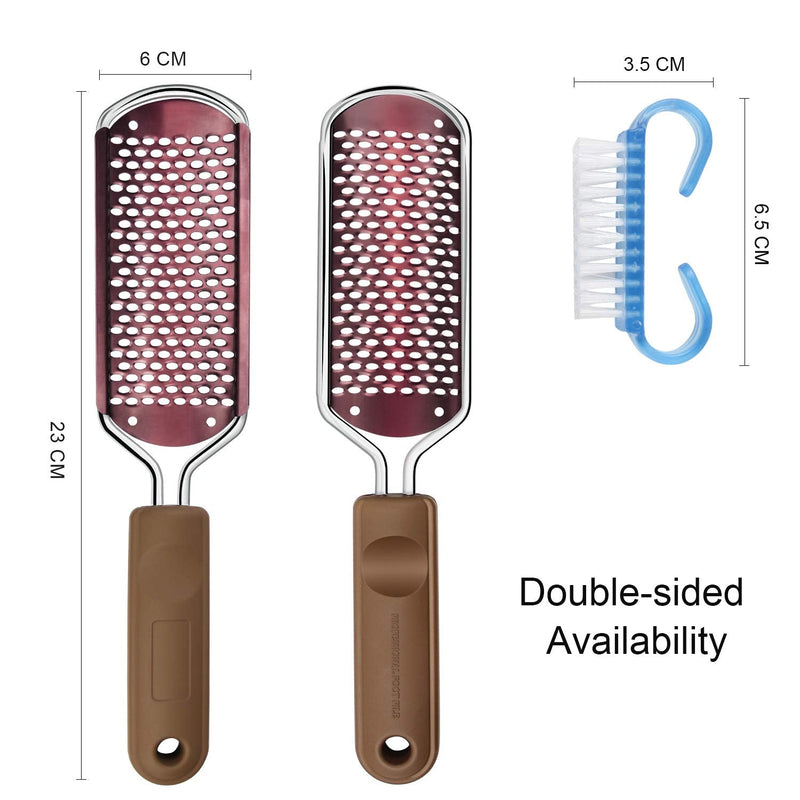 Callus File Callus Remover For Callus Removal Foot, Callus Rasp Foot Callus Remover Professional Stainless Steel Foot File Foot Rasp For Wet And Dry Feet (Rose Gold) - NewNest Australia