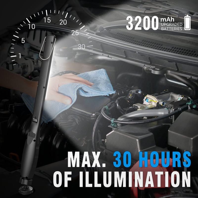 Dr. Prepare LED Work Light, 700 Lumens Rechargeable Work Light 3200mAh, Cordless Portable Magnetic COB LED Work Light, Inspection Light for Car Repair, Home, Garage, Emergency - NewNest Australia