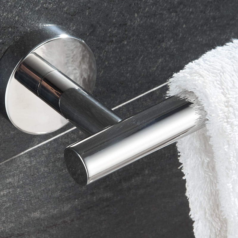 MARMOLUX ACC 12 Inches Hand Towel Holder Bathroom Hardware Chrome Towel Bar Towel Rack Towel Hanger Stainless Steel Wall Mount Bathroom Accessories Polished Chrome 12" - NewNest Australia