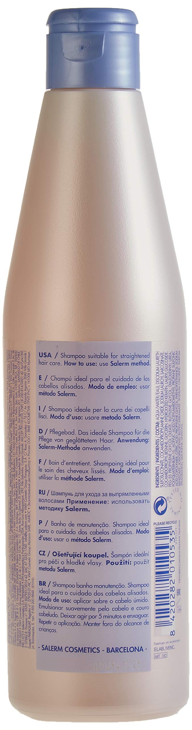 Salerm Keratin Shot Maintenance Shampoo - NewNest Australia