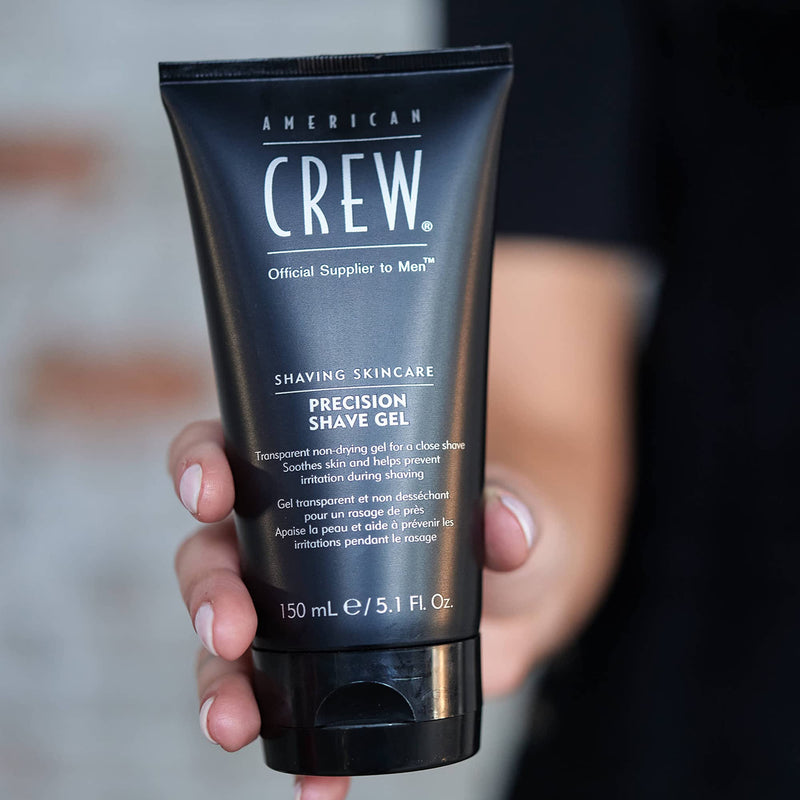 AMERICAN CREW – Precision Shave Gel, 150 ml, shaving gel for precise shaves, gel moisturizes & soothes the skin, care product prevents irritation - NewNest Australia