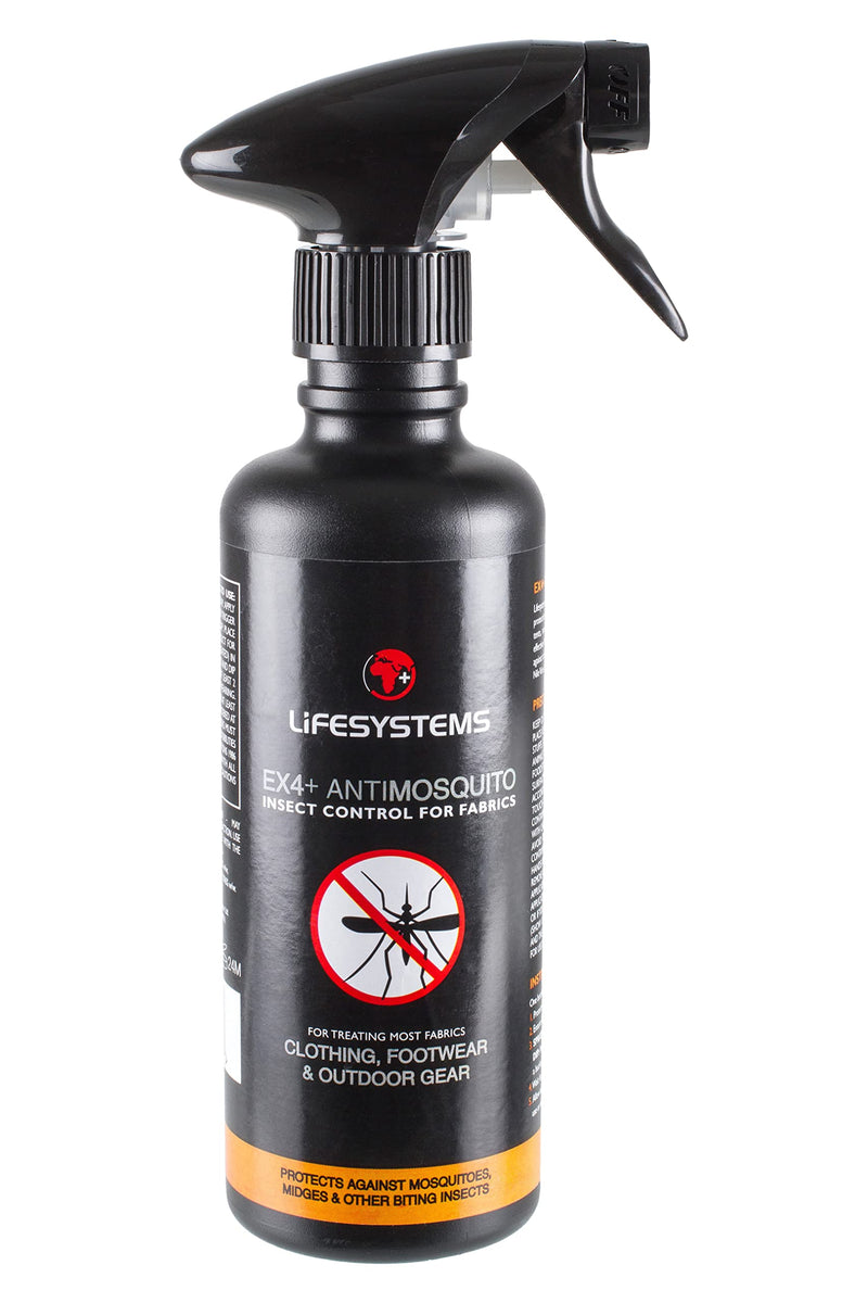 Lifesystems Ex4 Anti Mosquito Clothing, Footwear And Outdoor Gear Treatment - 350ml Spray | Protect Against Mosquitoes, Midges, Biting Insects + Mosquito Repellent Pump Spray - NewNest Australia