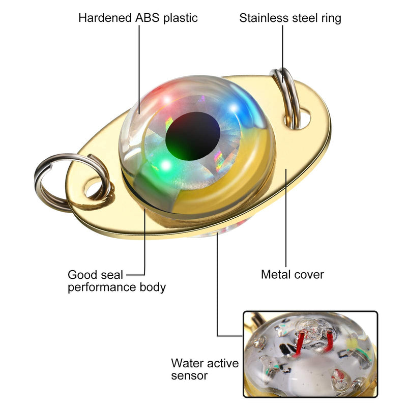LED Fishing Lures Fishing Spoons Underwater Flasher Bass Halibut Flasher Saltwater Trolling Deep Drop Fishing Light LED Lighted Bait Flasher 20 - NewNest Australia