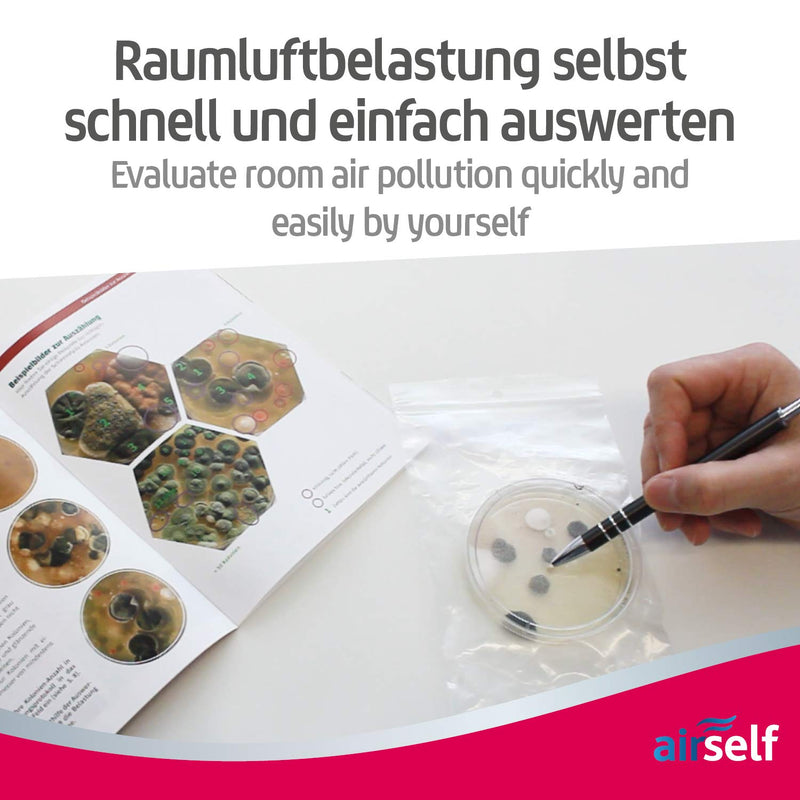 Mold test (rapid mold test) for up to 12 rooms - mold test to examine mold contamination indoors - NewNest Australia