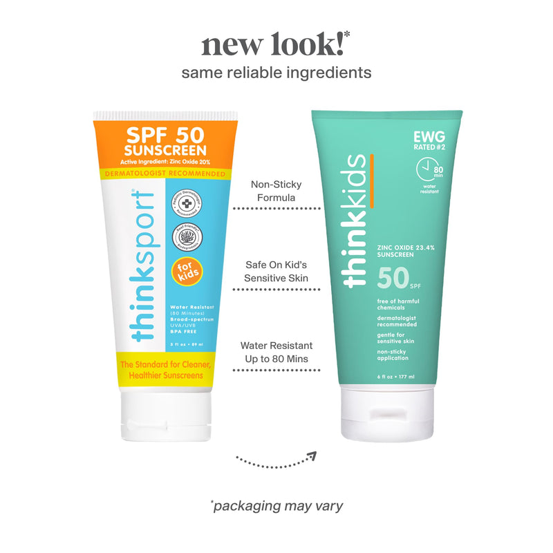 Thinksport Kids Mineral Based Sunscreen SPF 50+ 177ml - NewNest Australia