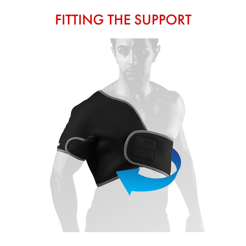 Vulkan Classic Right Half Shoulder Support, Medium, Shoulder Brace for Rotator Cuff Injuries, AC Joint Support, and Dislocations, Shoulder Strap for Men and Women, Brace for Athletes and Exercising Right - Medium New - NewNest Australia