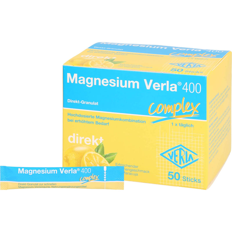 Magnesium Verla 400 direct granules, 50 pieces (pack of 1) - NewNest Australia