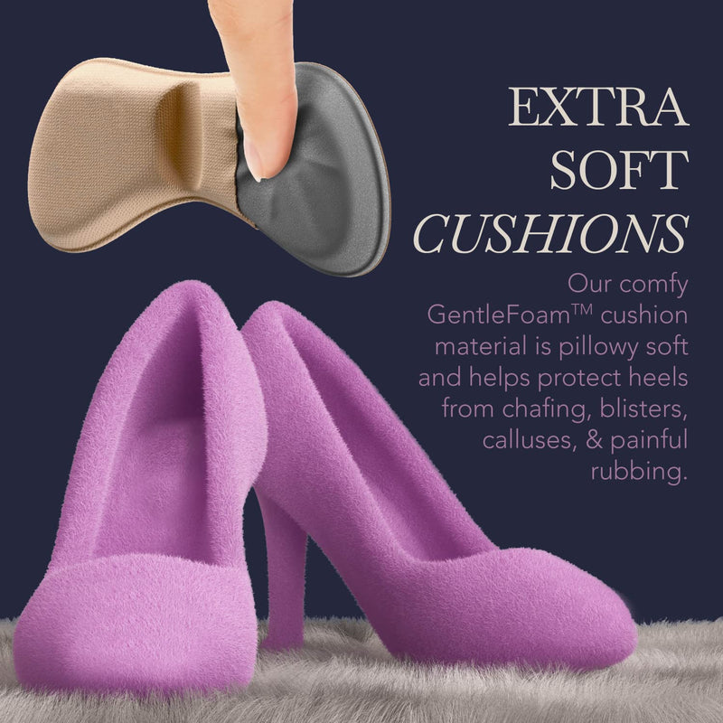 Ballotte Premium Heel Cushion Pads (3M Multicolour - 12 Pack) | Heel Grips/Heel Liners For Women Shoes - Back Of Heel Pads For Shoes That Are Too Big | Shoe Heel Inserts For Women/Men - NewNest Australia