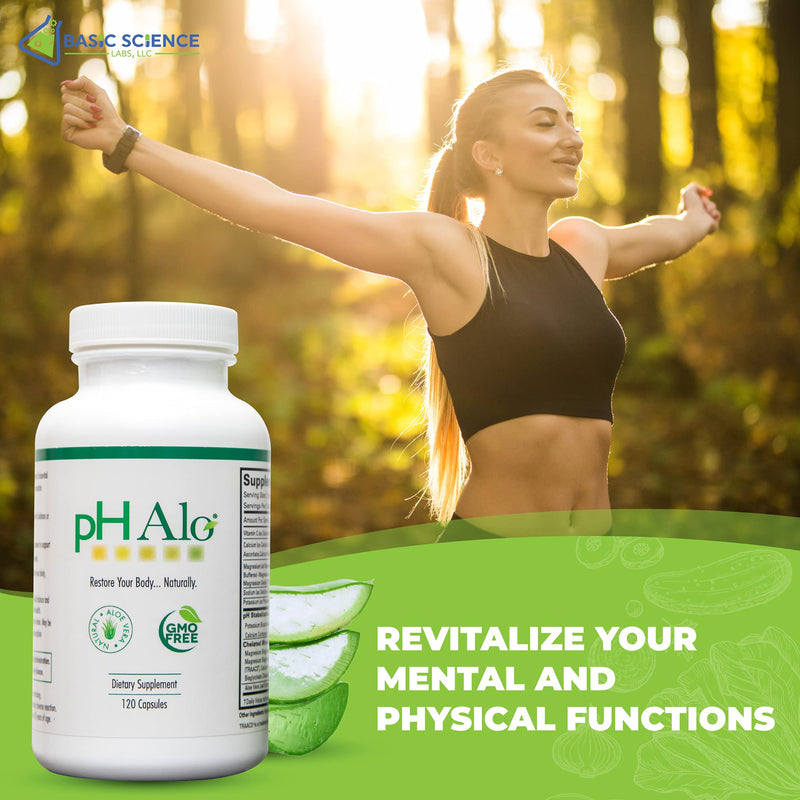 pHAlo pH Balance Supplement Pills - Magnesium, Bicarbonates Capsules for Alkaline Balance - Natural Treatment for Focus, pH Balance, Gut Health, Performance and Recovery - NewNest Australia