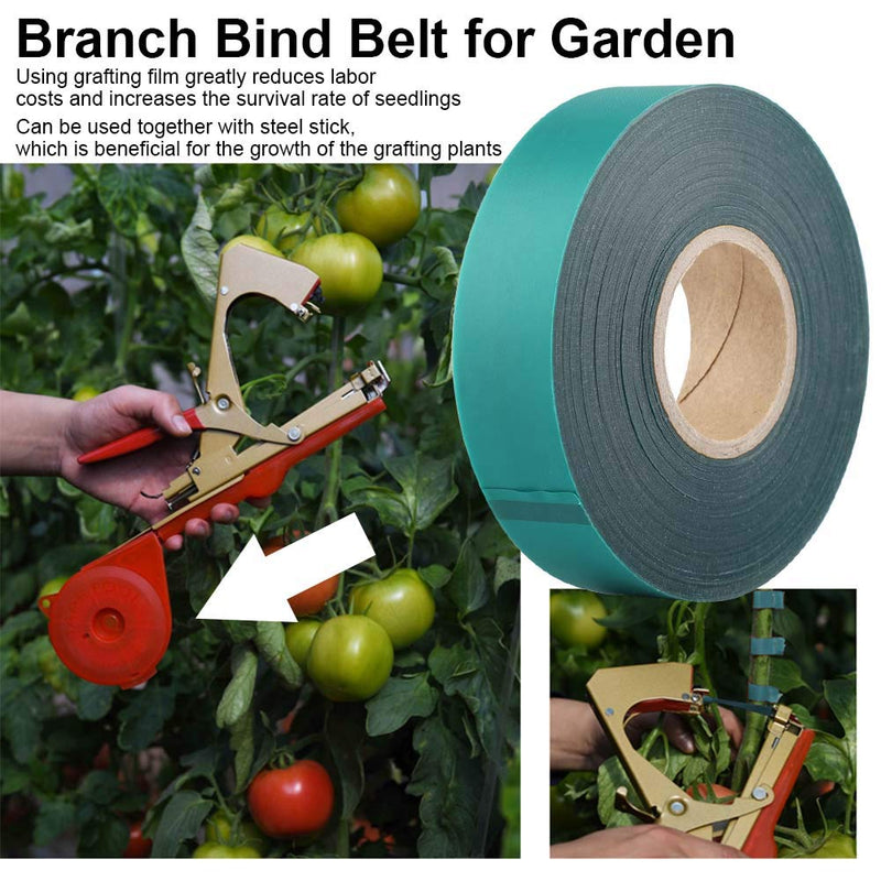 Garden Strench Strap PVC Roll Tape Tie Fruit Tree Secateurs Engraft Branch Stake Bind Wide Belt Tools for Graft Plant Fruit Tree - NewNest Australia