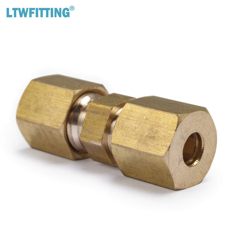 LTWFITTING 3/16-Inch OD Compression Union,Brass Compression Fitting(Pack of 30) - NewNest Australia