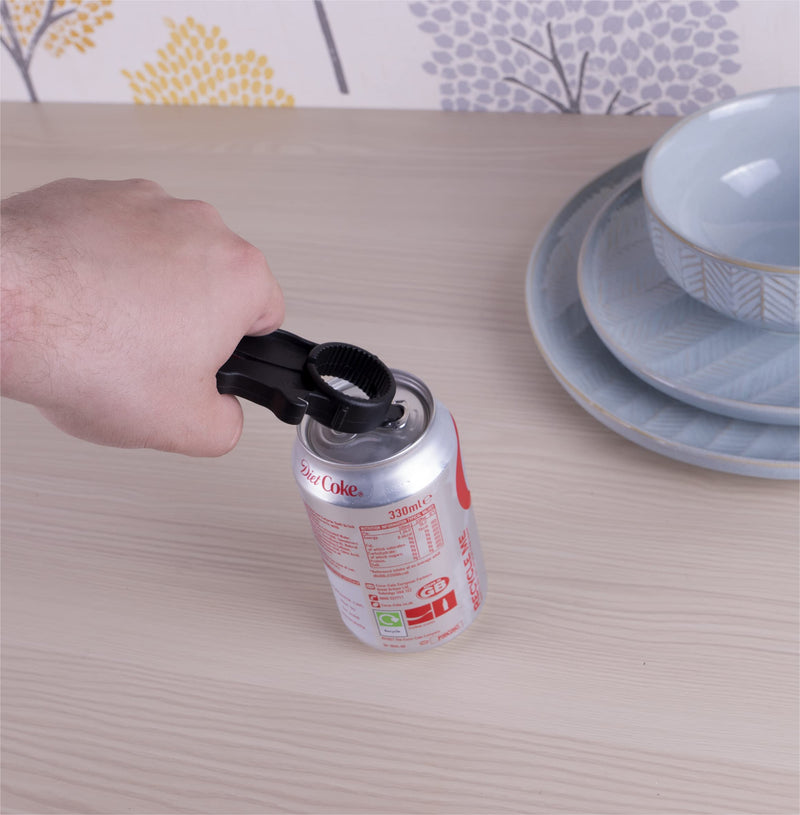 Aidapt Plastic Multi Opener - Designed for Users with Limited Dexterity, Arthritis, Weakened Grip or Wrist. Great Kitchen tool. No more broken Fingernails. Opens twist Bottle Caps and Tin Can Lids. - NewNest Australia