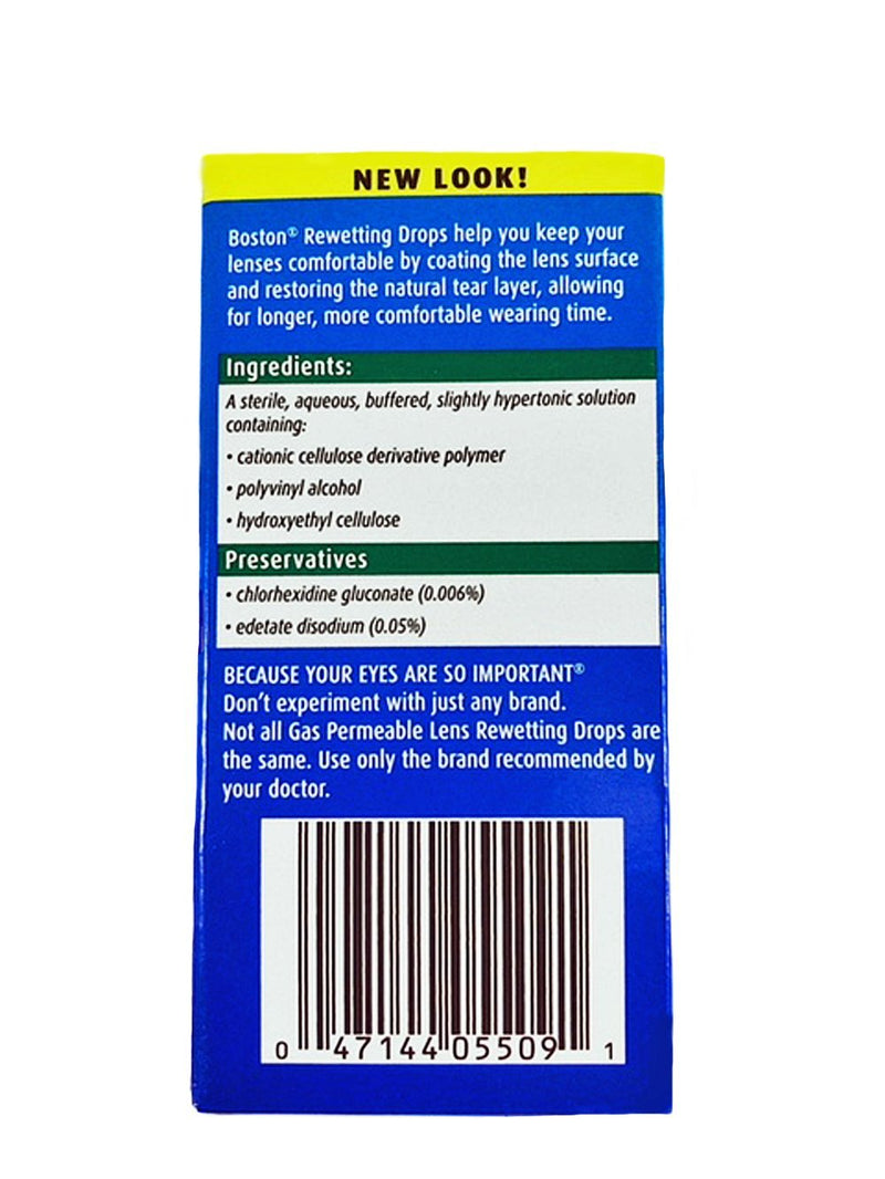 Bausch + Lomb Boston Rewetting Drops - 0.33 oz, Pack of 4 - NewNest Australia