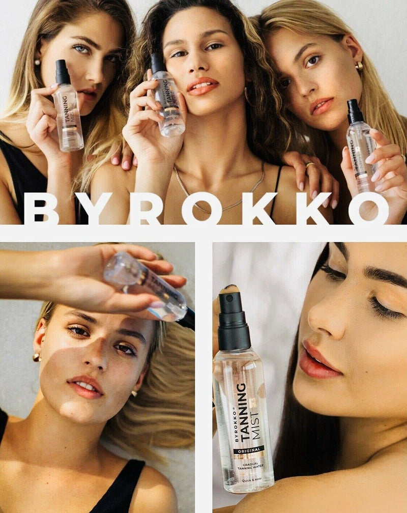 BYROKKO Tanning Mist 100ml| Self-Tanning Water for natural-looking and long-last tan!Brown Shine - NewNest Australia