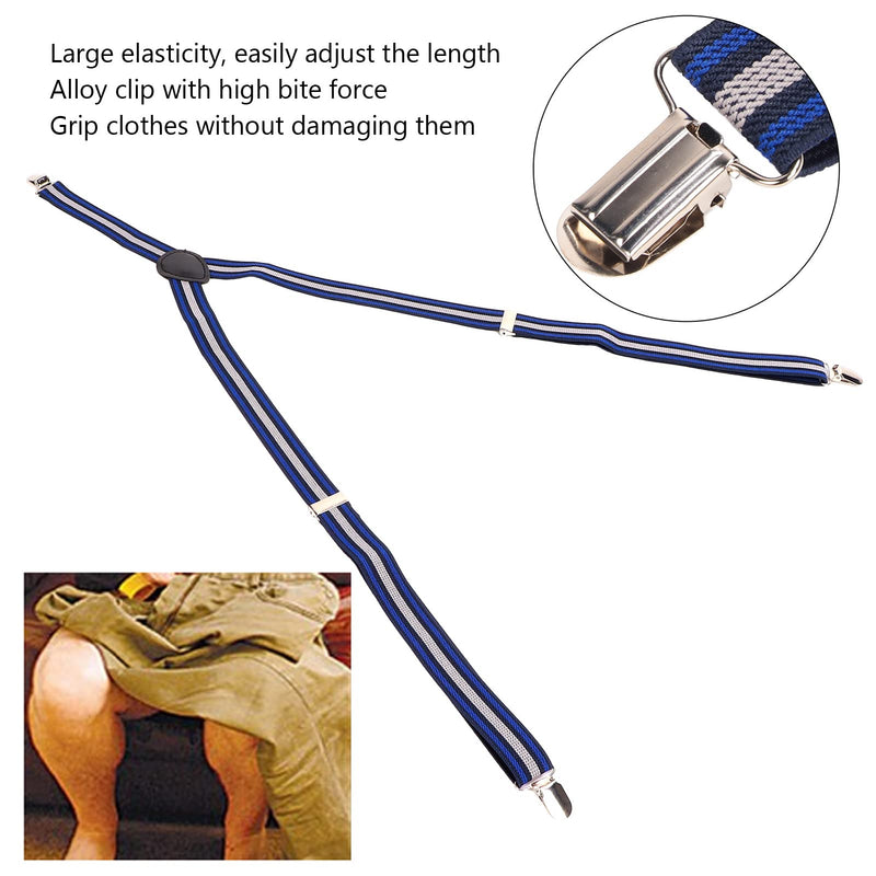 Pants Wearing Helper Aide Tool Puller for Elderly, Senior, Pregnant, Adjustable Pants Wearing Belt Aids Pants Dressing Aids, Easy On and Off Pants Dressing Puller(Blue and White Stripes) Blue and White Stripes - NewNest Australia