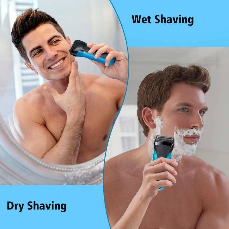 Replacement Electric Shaver Head for Series 3, Series S3 Shaving Head Electric Shaver Replacement Shaving Part Compatible with Series 3 300S 301S 310S 3020S 3030S 3040S 3080S 3050CC 3090CC - 21B - NewNest Australia