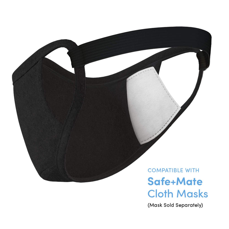 Safe+Mate (10 Pack) PM 2.5 Carbon Filter Replacement Inserts for Adult Cloth Masks (S/M) (L/XL) - 5 Layer Filters - NewNest Australia