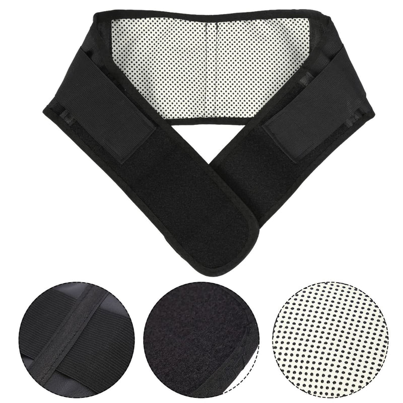 Tourmaline And Magnetic Field Therapy Belt Belt Heat New Tourmaline Self-Heating Magnetic Field Therapy Back Neck Shoulder Black Waist Protection Belt Lumbar Support - NewNest Australia