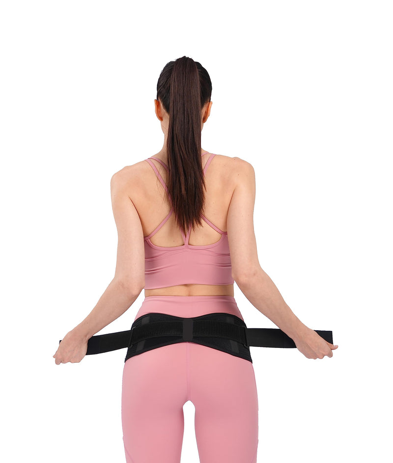 Sacroiliac Waist Belt. Joint Brace: Relieves Sciatica, Pelvis, Lower Back And Leg Pain And Stabilizes Joints. Sacroiliac Waist Belt For Back Problems Adjustable Bodybuilding (S/M) - NewNest Australia