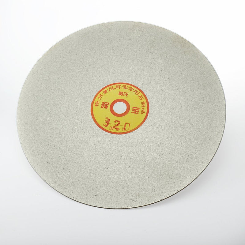 uxcell 180mm 7-inch Grit 320 Diamond Coated Flat Lap Disk Wheel Grinding Sanding Disc 320 Grit - NewNest Australia