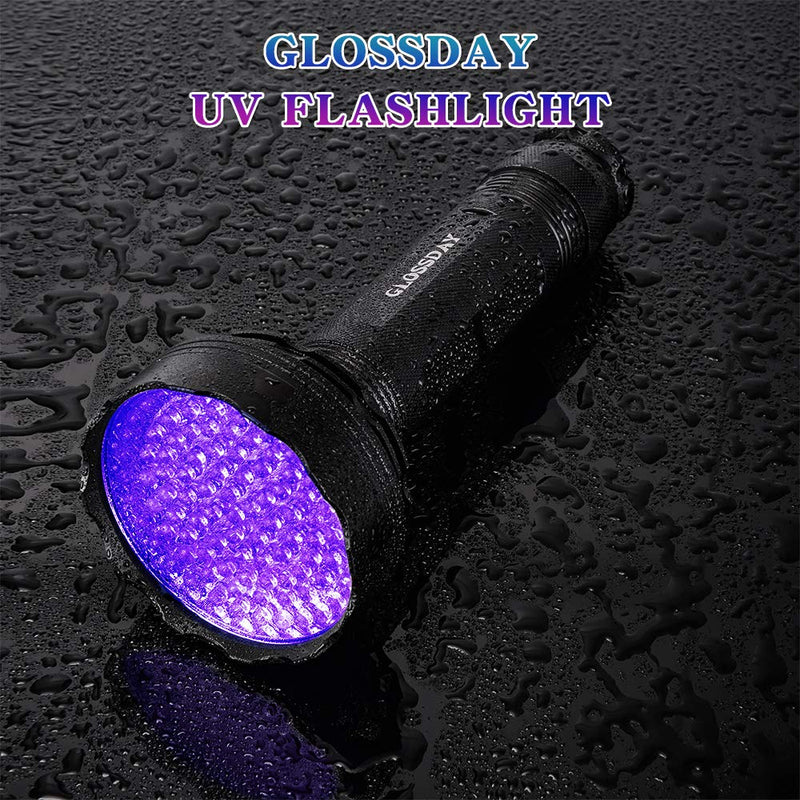 UV Black Light Flashlight,100 LED UV Flashlights, Super Bright Ultraviolet Flashlight Professional Blacklight Pet Urine Detector for Dog/Cat,Hunting Scorpions 100LED - NewNest Australia