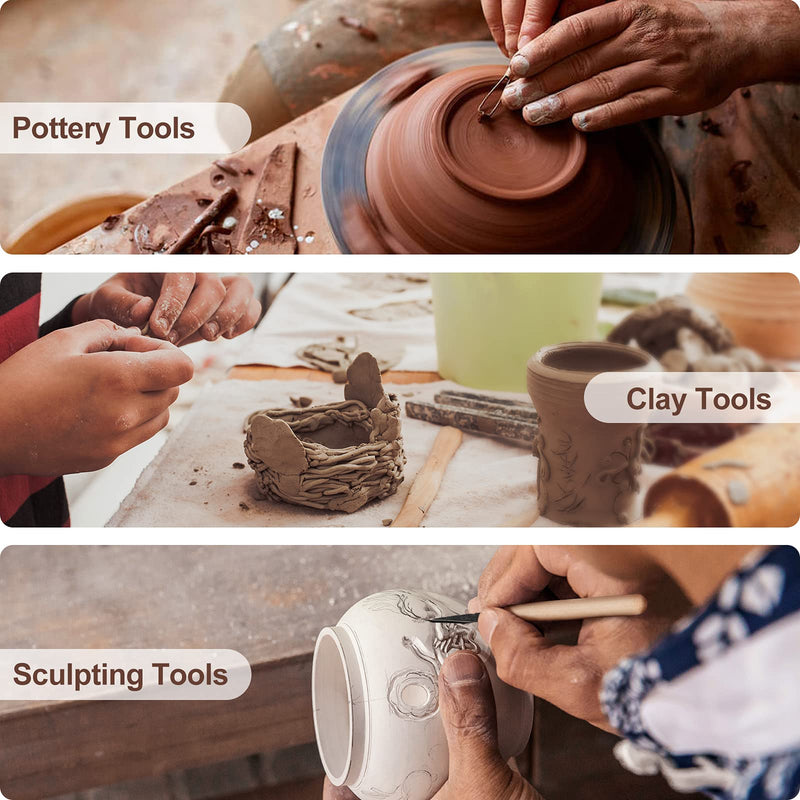 Nozomy Clay Tools,12PCS Pottery Clay Sculpting Tool Set - NewNest Australia