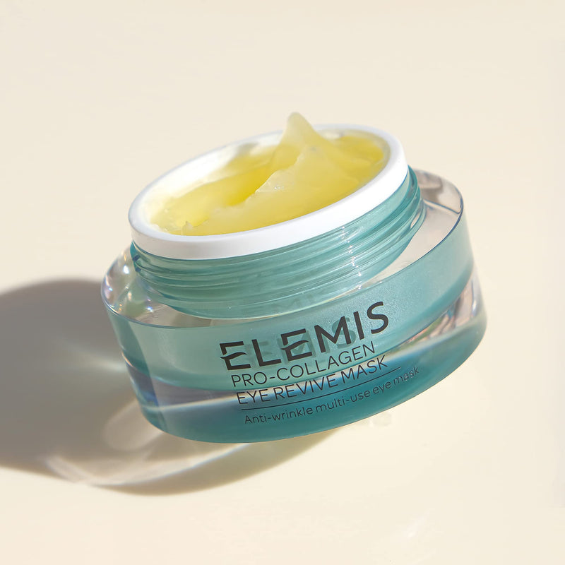 Elemis Pro-Collagen Eye Revive Mask, 3-in-1 Anti-Wrinkle Eye Cream for Dark Circles, Refreshing Eye Gel to Brighten, Hydrate and Rejuvenate, Moisturising Under Eye Cream with Hyaluronic Acid, 15 ml - NewNest Australia