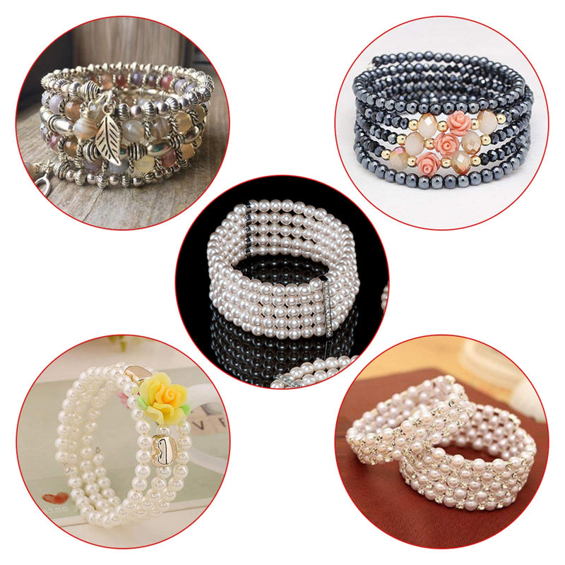 500 Loops Jewelry Wire Memory Beading Wire Steel Memory Wire Cuff Bangle Bracelet for Jewelry Making Supplies Art Creation Bracelet Necklace DIY Crafts Making Jewelry Making Dolls - NewNest Australia