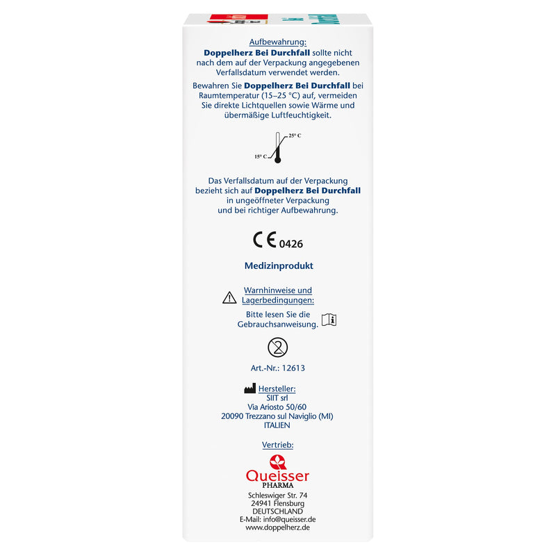 Doppelherz For Diarrhea - Medical product for the treatment of acute and chronic diarrhea as well as accompanying gastrointestinal complaints - 10 portion sticks - NewNest Australia