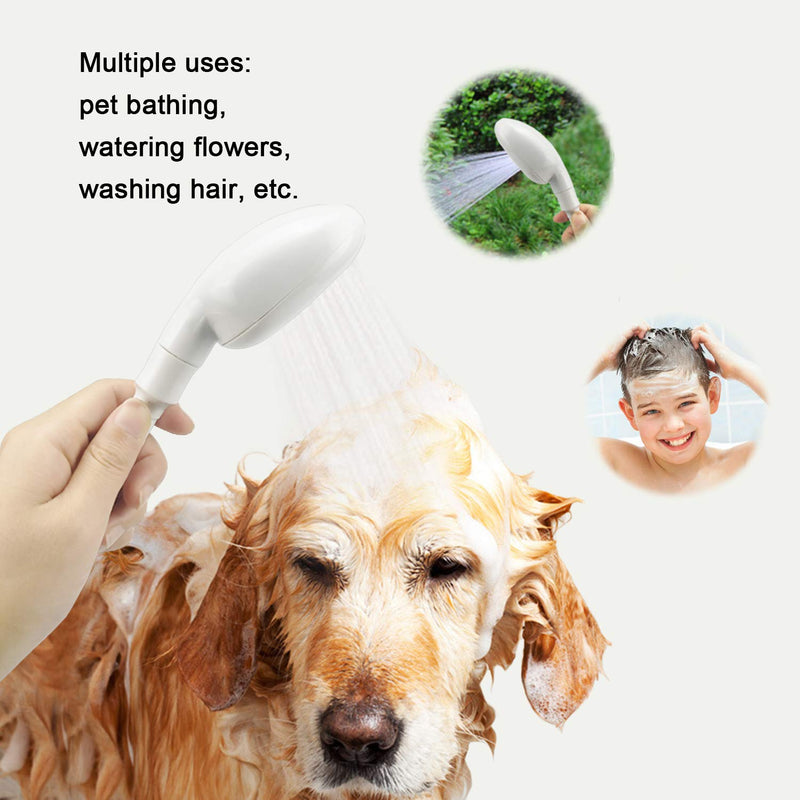 Soerreo Portable Rubber Hose Nozzle, Size, Easy to Use, Hand Shower, Suitable for People or Pets - NewNest Australia