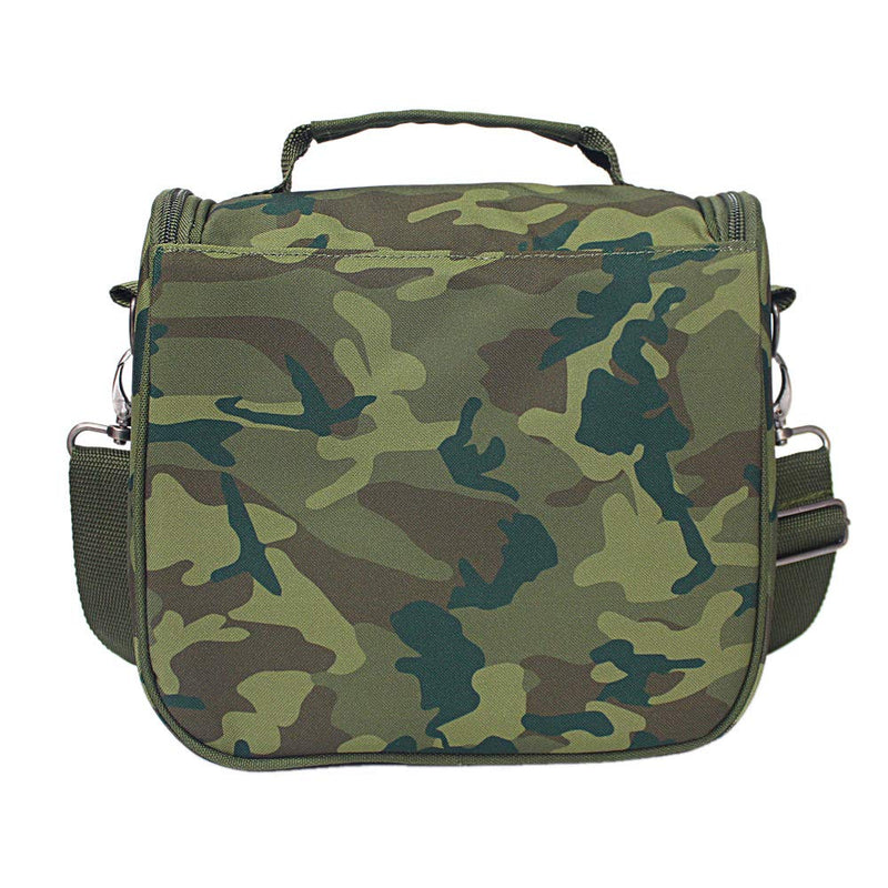 NewNest Australia - Camo Lunch Box For Kids & Adults Leak Proof Insulated Lunch Bag For School or Work Adjustable Detachable Straps (Green) Green 
