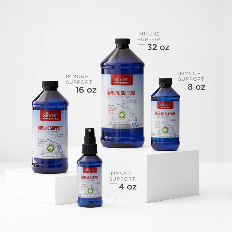 American Biotech Labs - Silver Biotics - Colloidal Silver Liquid Daily Immune Support Supplement with SilverSol Technology - 8 Fl Oz 8 Fl Oz (Pack of 1) - NewNest Australia