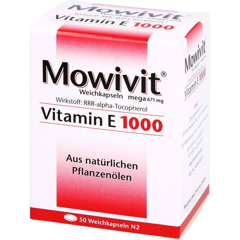 MOWIVIT Vitamin E 1000 capsule 50 pcs - NewNest Australia