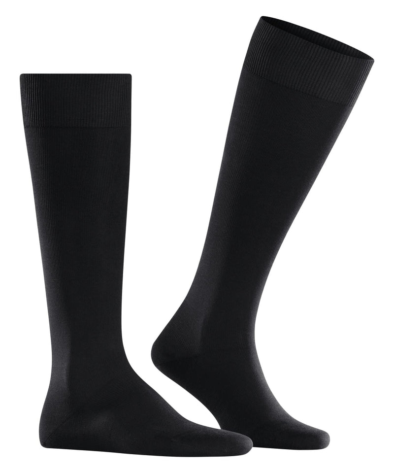 Falke Lufthansa Travel & Comfort Men'S Energizing Cotton Knee Socks Breathable Cotton Compression Stockings Elegant For Travel Long Standing Flights Invigorating The Legs 1 Pair - NewNest Australia