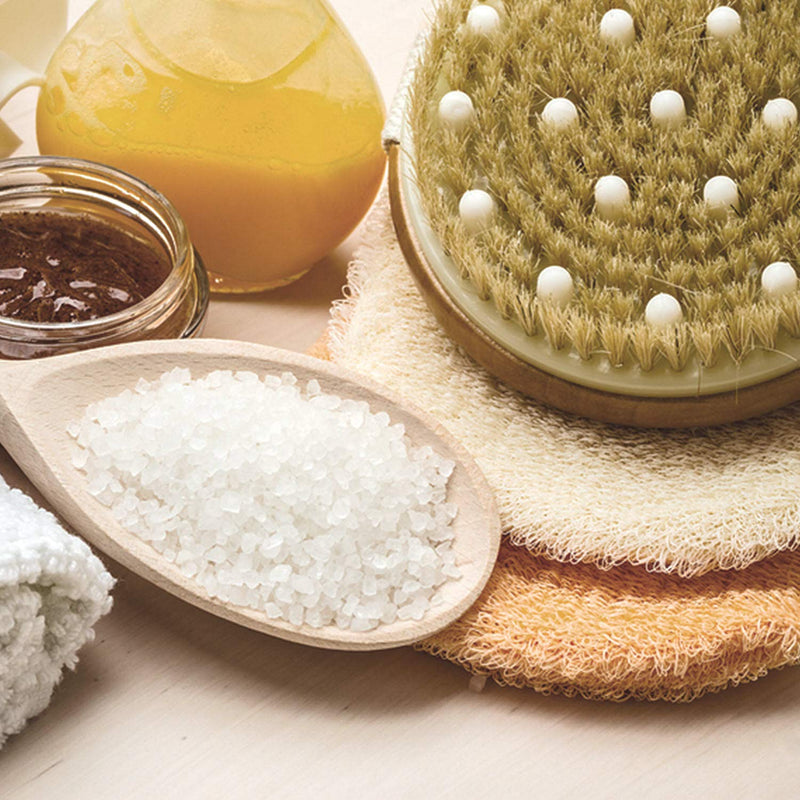 CSM Dry Body Brush For Beautiful Skin - Solid Wood Frame & Boar Hair Exfoliating Brush To Exfoliate & Soften Skin, Improve Circulation, Stop Ingrown Hairs, Reduce Acne and Cellulite - NewNest Australia