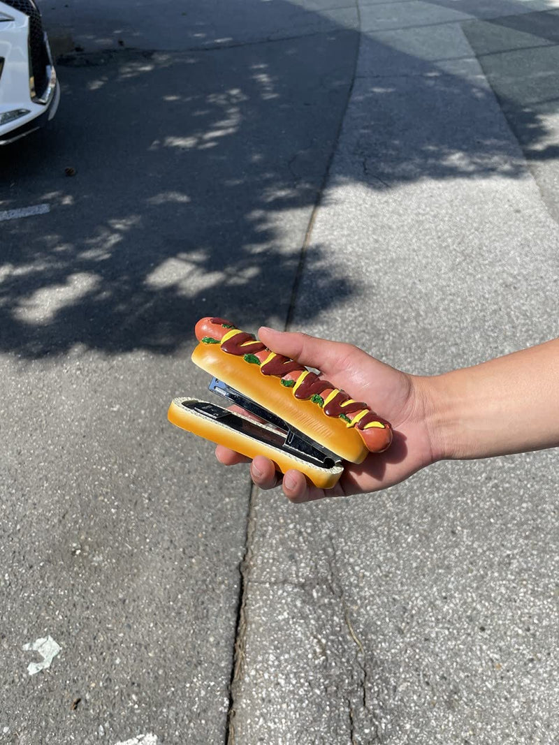 ELIKAI Hot Dog Stapler - Staplers for Desk - Office Gifts - Fun Gifts - Novelty Gifts - Funny Office Supplies- Hot Dog Gifts - Hot Dog Stuff - Novelty Office Supplies - Novelty Stapler - NewNest Australia