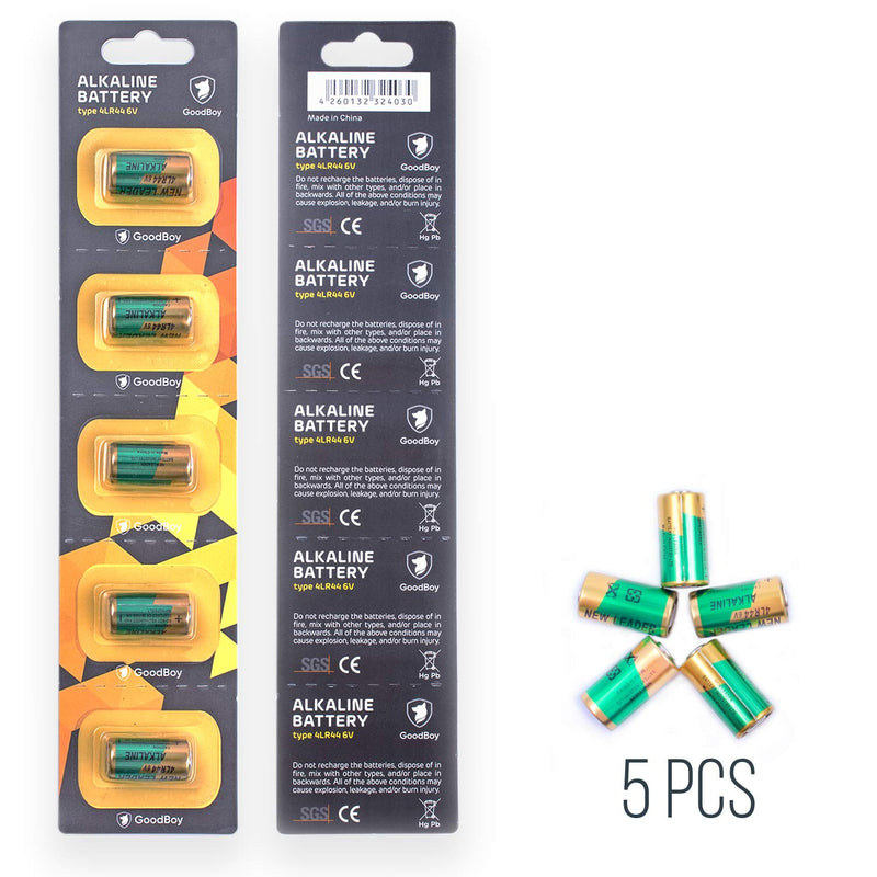 Bark Collar Batteries by GoodBoy 5-Pack 6V Alkaline Battery 4LR44 (Also Known as PX28A, A544, K28A, V34PX) - NewNest Australia