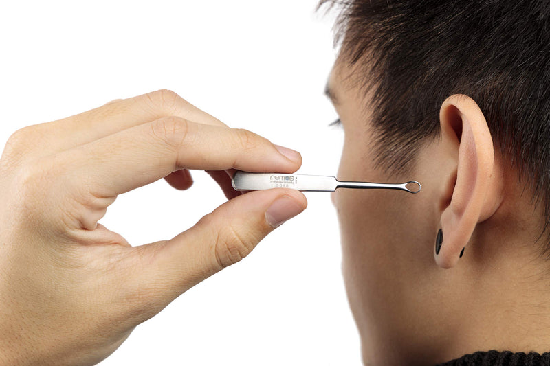 REMOS ear cleaner made of stainless steel to remove earwax, length 7 cm - NewNest Australia