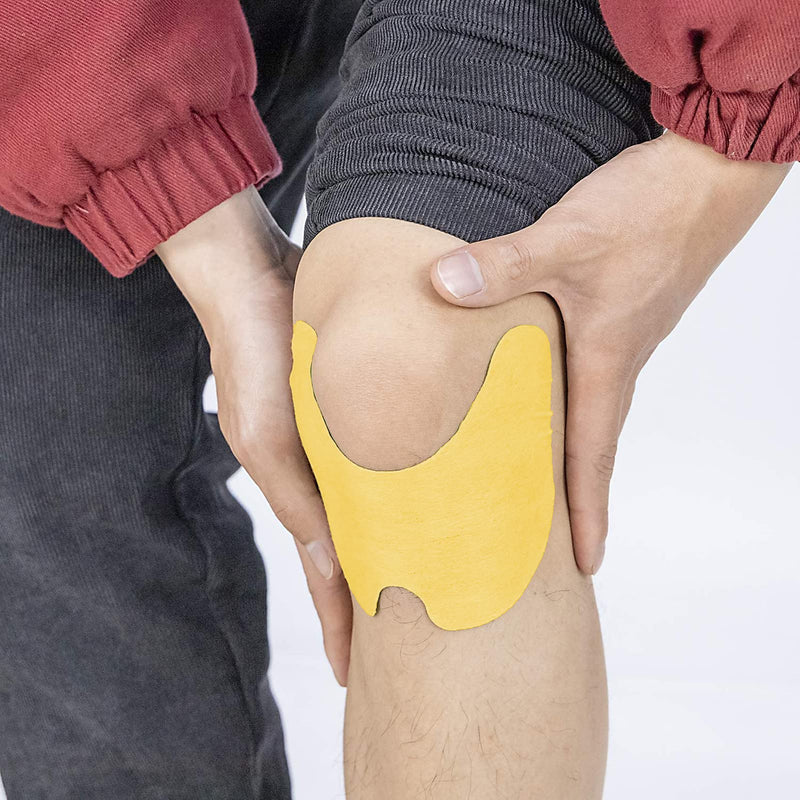 Knee Stickers 24 Pack Home Herbal Heating Moxibustion Ginger Pain Relief Knee Patch Heat Plaster - NewNest Australia