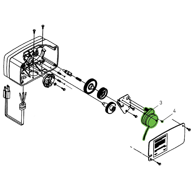 Fleck Style 5600 Timer Motor Replacement - 120VAC 60Hz 3w with Mounting Screws | Fleck Style 18743 with 11384 | Fleck 2510 Timer Motor | Fleck 3200 Timer Motor | Fleck 9000 Timer Motor - NewNest Australia