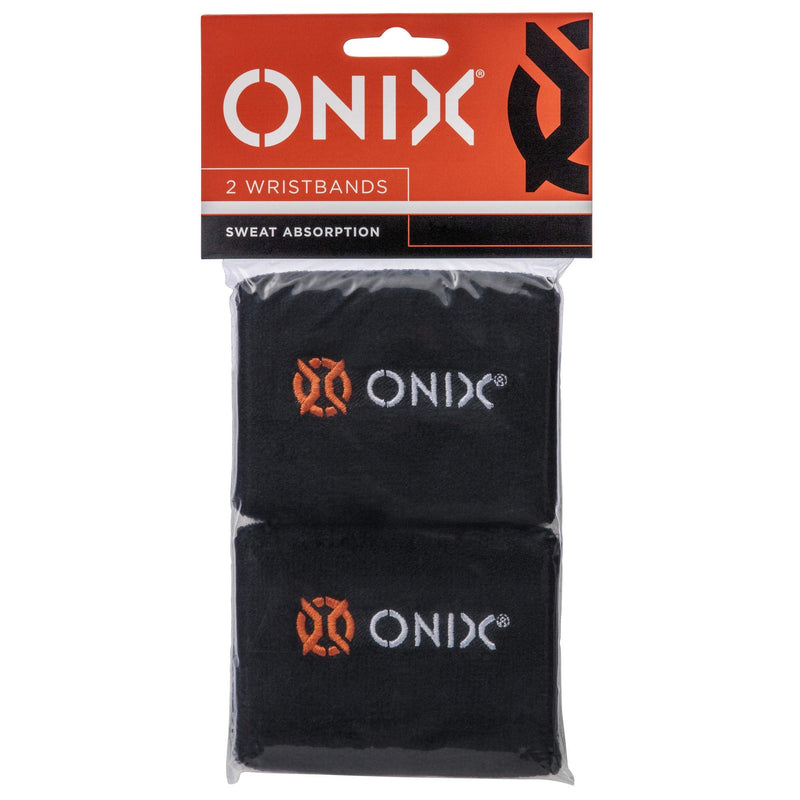 Onix Pickleball Sweat Absorption Wristband — Black - NewNest Australia