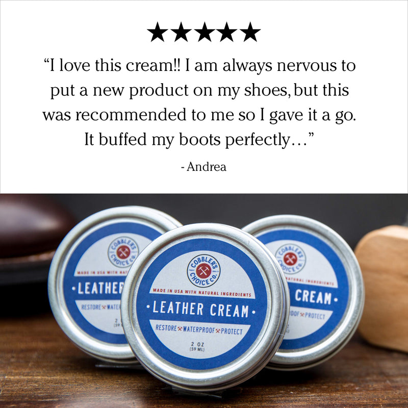 All-Natural Leather Cream - Restores and Protects Smooth Leather - Made with Triple Filtered BeesWax - Made in the USA! 2 Oz. (59 Ml) - NewNest Australia