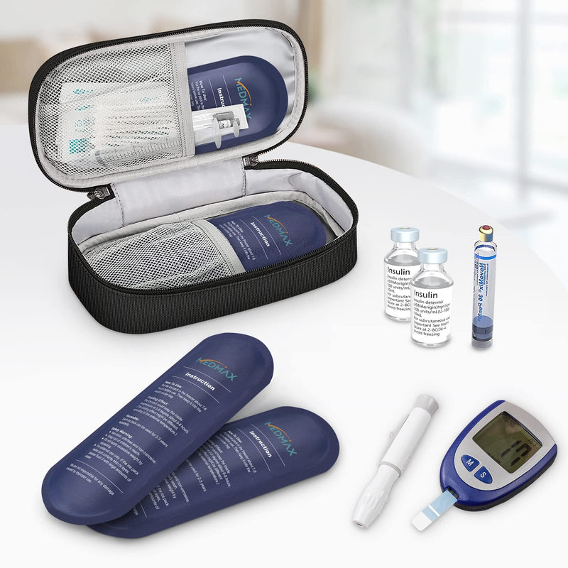 MEDMAX Ice Packs for Insulin Cooler Bag Travel Bag - Pack of 4 Reusable Ice Packs for Insulated Travel Diabetic Accessories, for Insulin Cooler Bag for Diabetics (4 Packs) - NewNest Australia